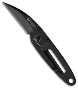 CRKT Ed Halligan P.E.C.K in the Dark Folding Pocket Knife (Black PLN) 5520K