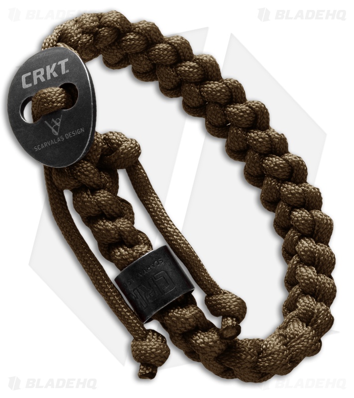 CRKT QuickRelease Paracord Bracelet (Tan) 9350T Blade HQ