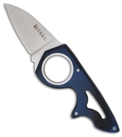 CRKT Renner Neckolas Knife Blue/Black G-10 Fixed Blade (Satin PLN) 2390