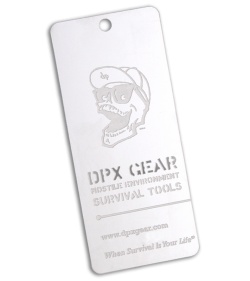 DPx Gear Danger Tag Key Chain Carry Card Blade