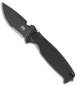 DPx HEST 2.0 Knife Black G10 Folder (3.25" Black Serr) Limited Edition