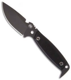 DPx H.E.S.T II Assault Survival Knife w/ G10 Handle (3.15" Black Plain)