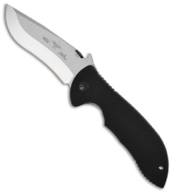 Emerson Commander SF Folding Knife w/ Wave (3.75" Stonewash Plain)