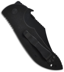 Emerson Bushman Hunting Pocket Knife (3.6" Black Serr) CQC-16 BTS
