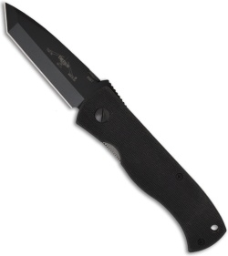 Emerson CQC-7B BT Folding Tanto Knife (3.3" Black Plain)