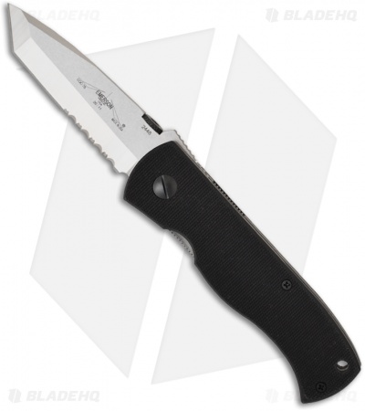 Emerson CQC-7B SFS Folding Tanto Knife (3.3" Stonewash Serr)