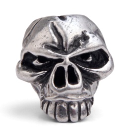 Schmuckatelli Emerson Skull Lanyard Bead (Pewter)