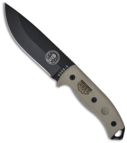 ESEE Knives ESEE-5P-B Knife Tactical Survival Fixed Blade (5.25" Black Plain)