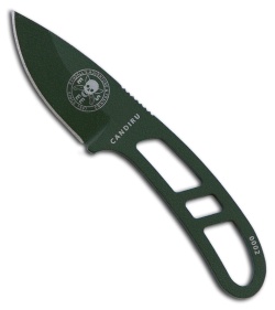 ESEE Candiru Olive Drab Fixed Blade Neck Knife (2" Olive Plain)