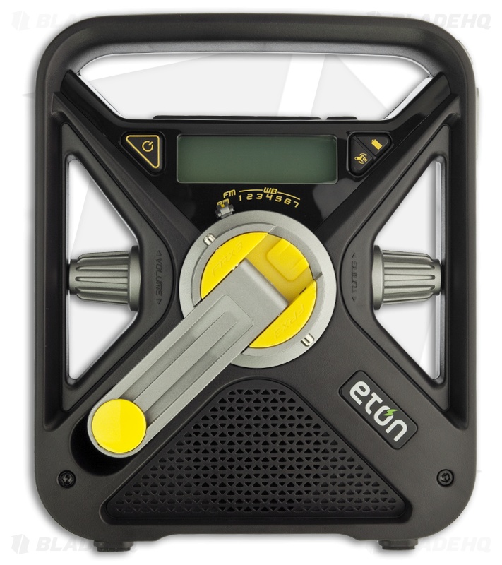 Eton FRX3 Hand Turbine AM/FM/Weather Radio w/ USB Charger & LED Light