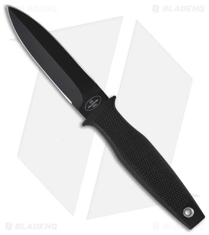 Fallkniven Knives G1 Knife Garm Fighter w/ Zytel Sheath (3.54" Black