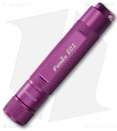 Fenix E01 Flashlight Violet Compact Nichia White GS LED Light 10 Lumens