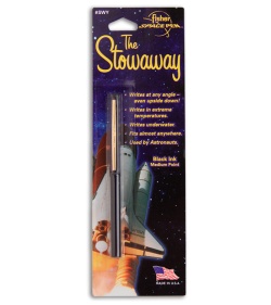 Fisher Space Pen Black Stowaway (Medium Point) SWY