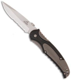 Gerber PR 3.0 Gray Manual Knife (Serr) 01551