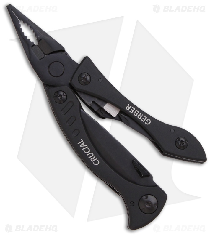 Gerber Crucial MultiPlier Tool Black + Strap Cutter Blade HQ