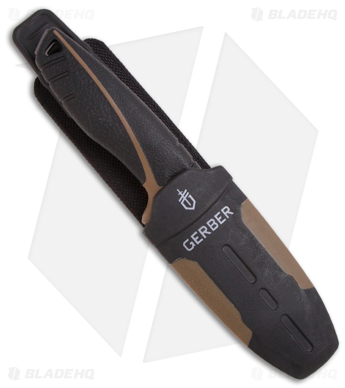 Gerber Myth Pro Drop Point Fixed Blade Knife (3.75" Gray) 1092 Blade HQ