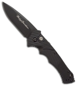 Harley Davidson Nonconformist Automatic Knife (3.4" Black Plain) 13800BK