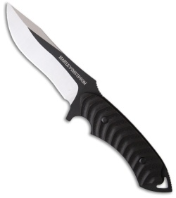 Harley Davidson Madcap Red/Black G10 Fixed Blade Knife (4.66 Plain) 13420BK