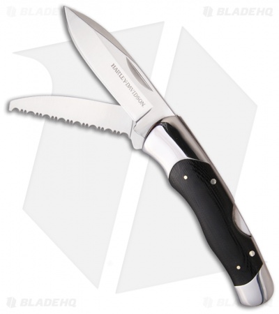 Harley Davidson Multi-blade Folding Knife (2.52" Satin Plain) 13655