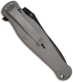 Harley Davidson 13900BK Ti-Fender Folding Knife Flipper (3.75" Black Plain)