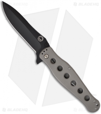 Harley Davidson 13900BK Ti-Fender Folding Knife Flipper (3.75" Black Plain)