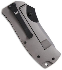 H&K Conspiracy Folding Knife (3.60" Black Serr) 14201SBT