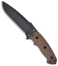 Hogue Knives EX-F01 Tactical Fixed Blade Knife Tan G10 (5.5" Plain) 35177