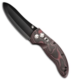 Hogue Knives EX04 Folding Knife Upswept Red Lava G-Mascus (4" Plain) 34452
