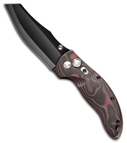 Hogue Knives EX04 Knife Warren-Cliff Red Lava G-Mascus (4" Plain) 34442