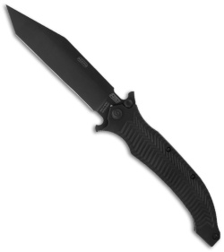 HTM Darrel Ralph AXD 5.5 Spring Assisted Knife (5.5" Black Plain)