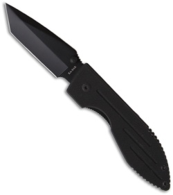 Ka-Bar Warthog Tanto Folder Knife (3.06" Black Plain) 3074