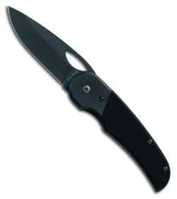 Ka-Bar Tegu G-10 Black Folding Knife (2.875" Black Plain) 3079