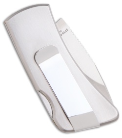 Katz Bobcat Carbon Fiber Money Clip Folding Knife (2.25" Satin Plain) MC-CF