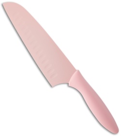 Kai Pure Komachi 2 II 6.5" Hollow-Ground Santoku Knife (Pink) AB5064