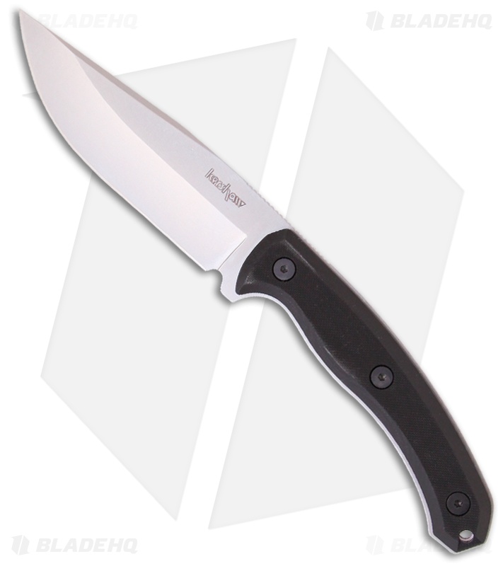 Kershaw Diskin Hunter Knife Fixed Blade (4.625" Stonewash) 1085 Blade HQ