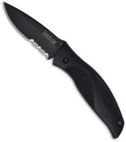 Kershaw Blackout Assisted Opening Knife (3.25" Black Serr) 1550ST