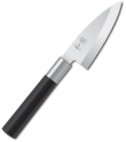 Kershaw Kai Shun Wasabi Black Deba 4 1/8" Kitchen Chef Knife 6710D