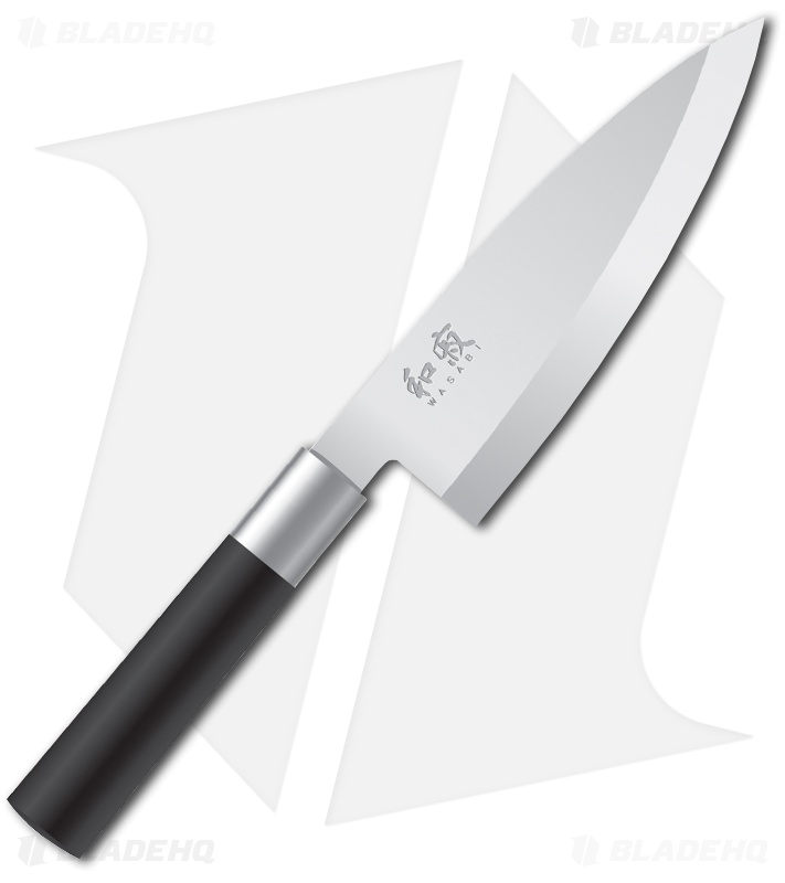 KAI Wasabi Black Deba 6" Kitchen Chef Knife 6715D Blade HQ
