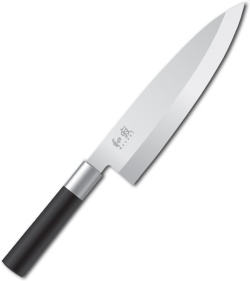 Kershaw Kai Shun Wasabi Black Deba 8 1/4" Kitchen Chef Knife 6721D