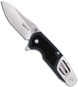 Kershaw Funxion Outdoor Charcoal Spring Assisted Knife (3" Satin Plain) 8000GRY