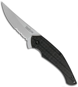 Kershaw Asset Spring Assisted Knife (3.25" Bead Blast Serr) 1930ST