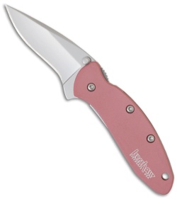 Kershaw Chive Knife - Pink (1.94" Bead Blast Plain) 1600