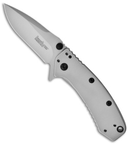 Kershaw Cryo Spring Assisted Flipper Knife (2.75" Bead Blast Plain) 1555