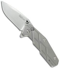 Kershaw Dimension Spring Assisted Knife (3" Stonewashed Plain) 3810