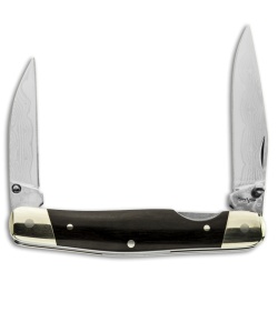 Kershaw Double Cross 2-Blade Damascus Pocket Knife Japan 4380D