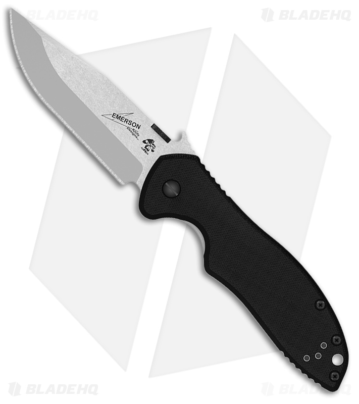 Kershaw Emerson CQC6K Knife (3.25" Stonewash) 6034 Blade HQ