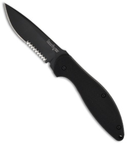 Kershaw Knives ENER-G Knife (2.81" Black Serr) 1740BLKST