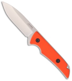 Kershaw Skyline Fixed Blade Knife Orange G10  (3.125" Stonewash Plain) 1084OR