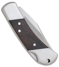 Kershaw Knives Grant County Knife w/ Hardwood Inlay (1.875" Satin Plain) 3100W