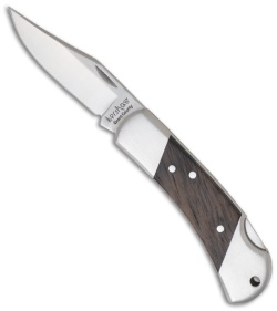 Kershaw Knives Grant County Knife w/ Hardwood Inlay (1.875" Satin Plain) 3100W